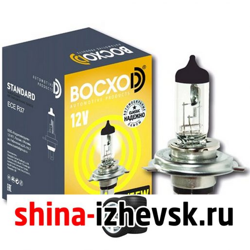 Лампа галогеновая BocxoD — H4-60/55 Вт-3000К, 1 шт. в Ижевске